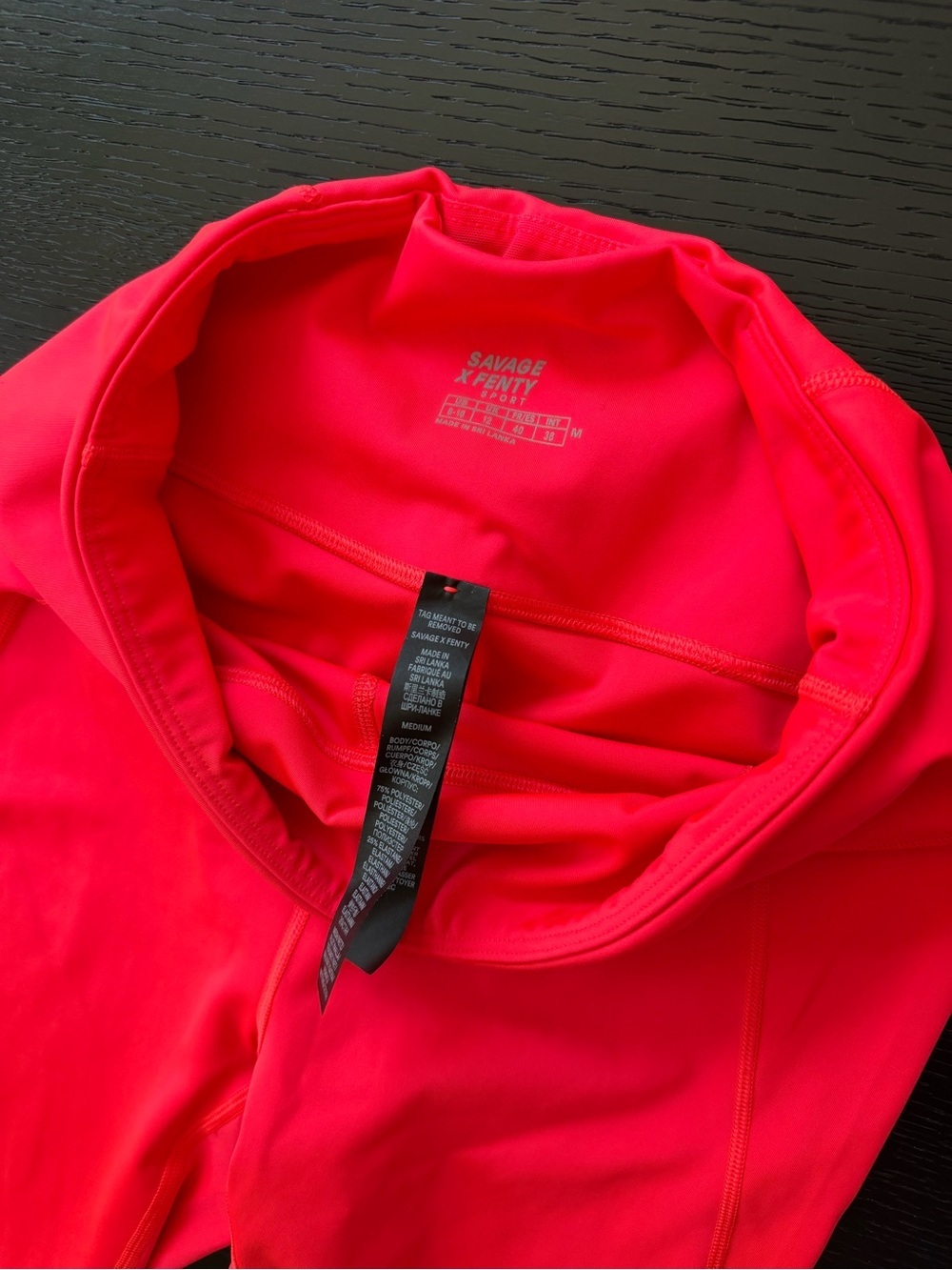 SAVAGE X FENTY Leggings Sky-Hi High Waist Stretch Pant Pocket Coral - Picture 3 of 8